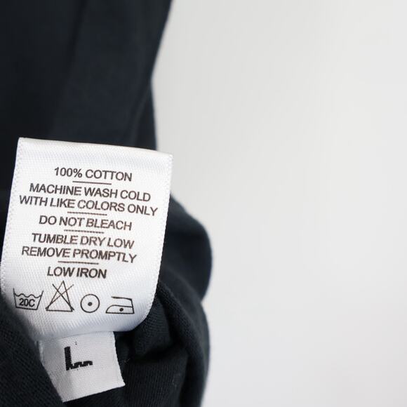 American Giant Women's Classic Cotton V Neck Tee Black Size Large NWOT - Picture 5 of 5